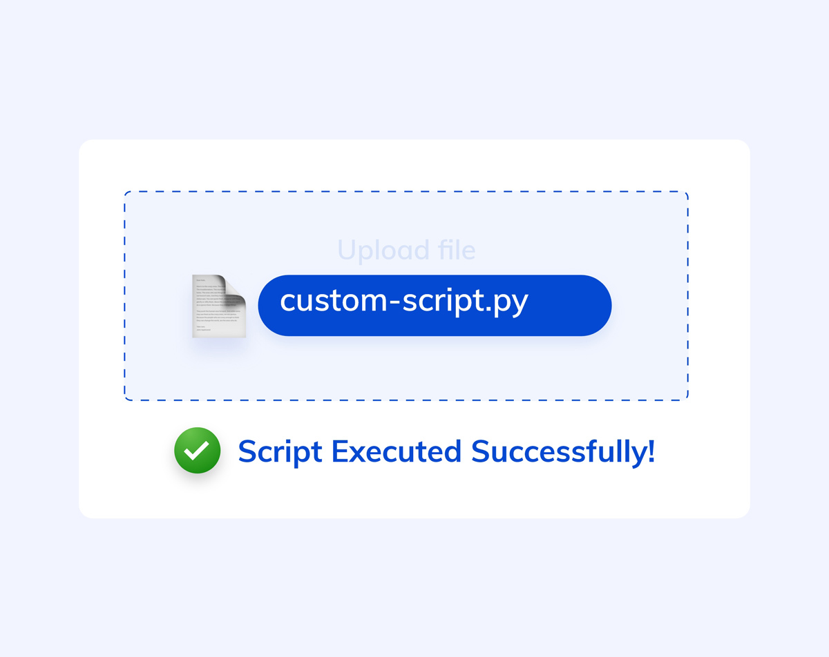 Criação de scripts personalizados