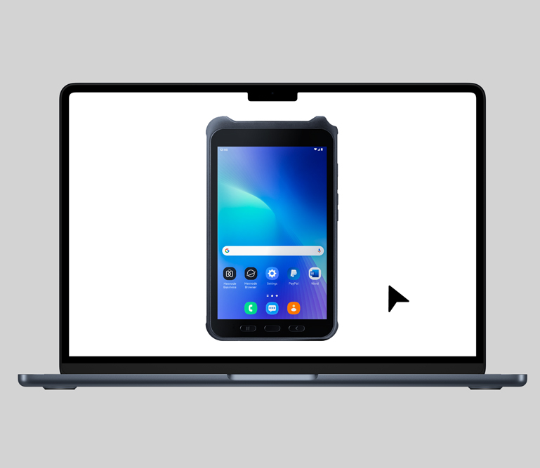 Remote commands for rugged devices