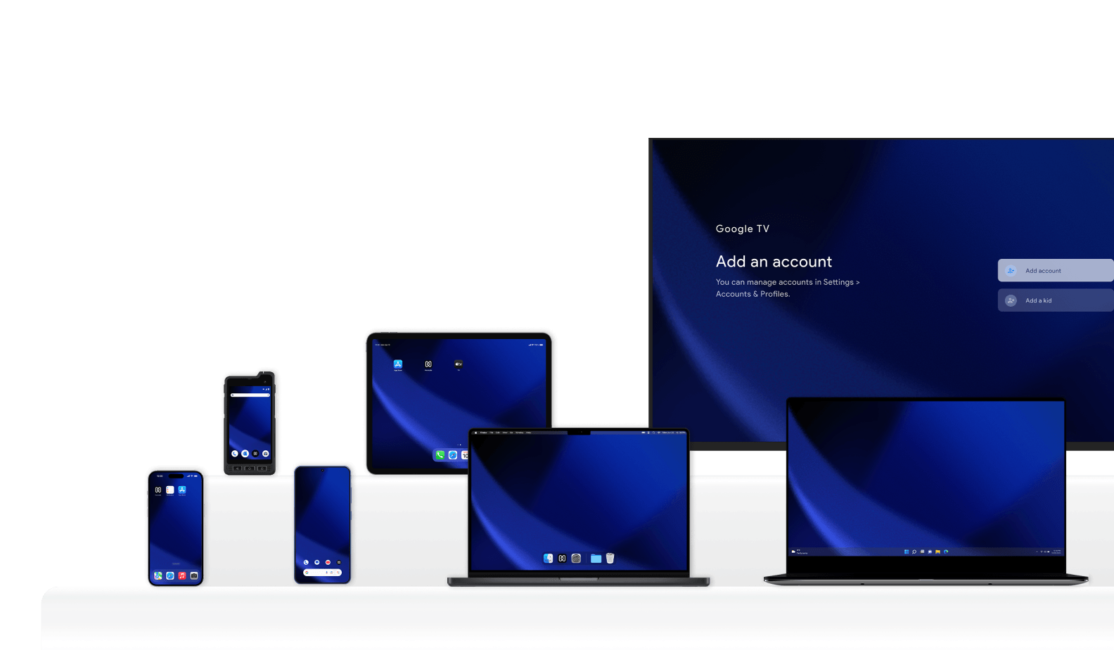 Android phones, iPads, Windows workstations, rugged handhelds, and clinical terminals managed from one Hexnode platform.