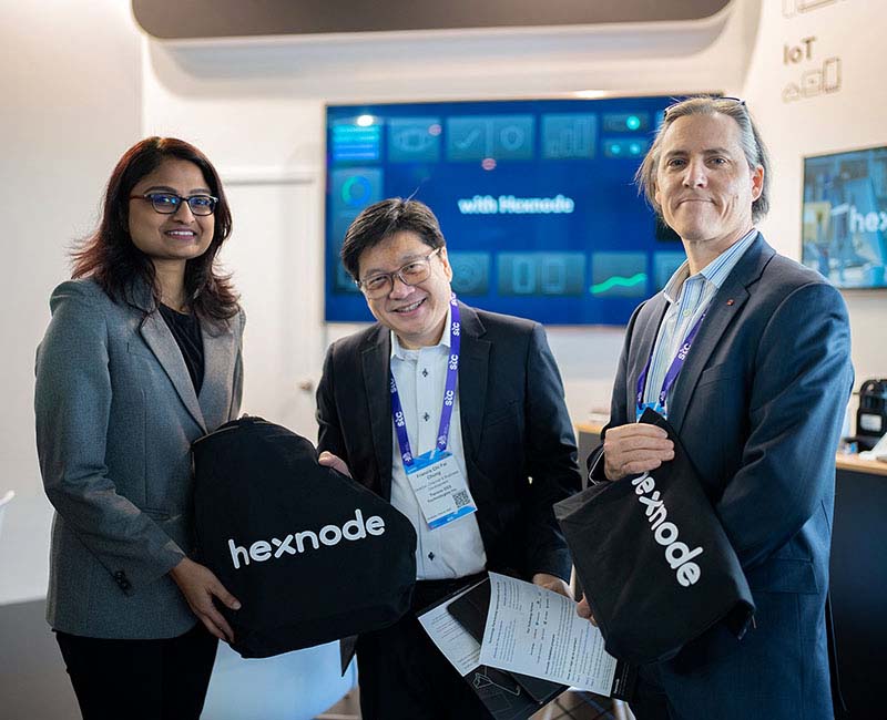 MWC2023 Hexnode with Customers